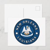 New Orleans Louisiana Briefkaart (Voorkant / Achterkant)