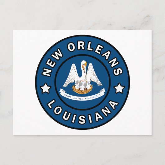 New Orleans Louisiana Briefkaart (Voorkant)