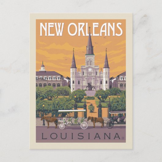 New Orleans, Louisiana Briefkaart (Voorkant)
