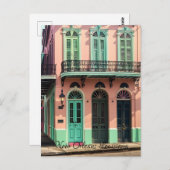  New Orleans Louisiana Briefkaart (Voorkant / Achterkant)
