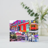 New Orleans, Louisiana Briefkaart (Staand voorkant)
