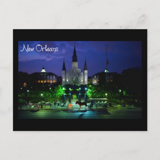 New Orleans Louisiana Briefkaart (Voorkant)