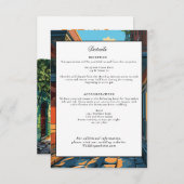 New Orleans Louisiana bruiloft details retro Kaart (Voorkant / Achterkant)