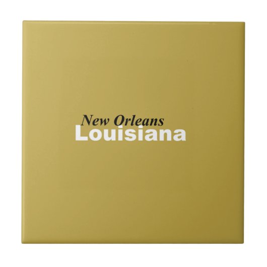New Orleans, Louisiana Ceramic Tile Tegeltje (Voorkant)