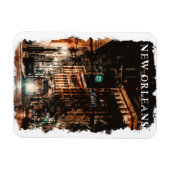 New Orleans Louisiana City Uitzicht Magneet (Horizontaal)