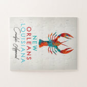 New Orleans Louisiana Crawfish Bright Legpuzzel (Horizontaal)