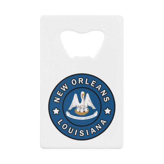 New Orleans Louisiana Creditkaart Flessenopener (Voorkant)