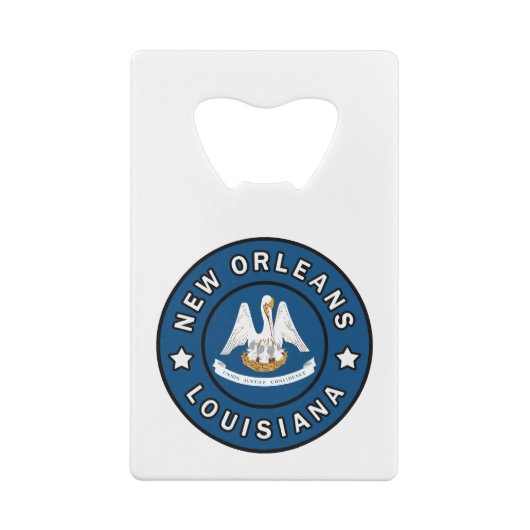 New Orleans Louisiana Creditkaart Flessenopener (Achterkant)