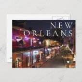 New Orleans, Louisiana | De Franse wijk Briefkaart (Voorkant / Achterkant)