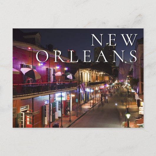 New Orleans, Louisiana | De Franse wijk Briefkaart (Voorkant)