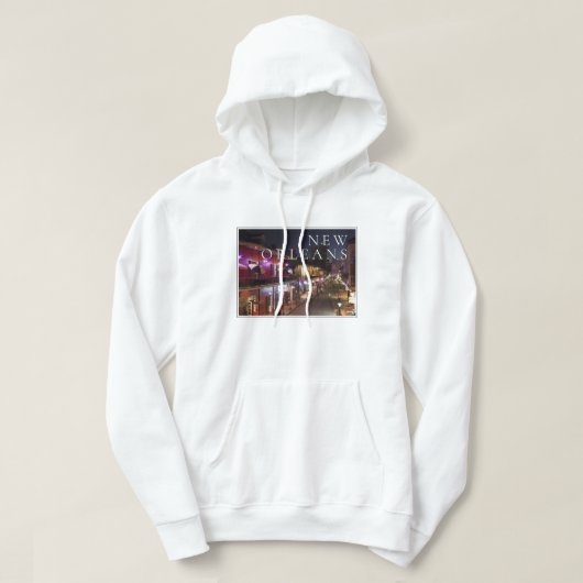 New Orleans, Louisiana | De Franse wijk Hoodie (Design voorkant)