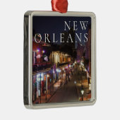 New Orleans, Louisiana | De Franse wijk Metalen Ornament (Rechts)
