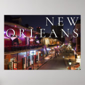 New Orleans, Louisiana | De Franse wijk Poster (Voorkant)