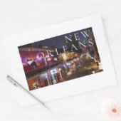 New Orleans, Louisiana | De Franse wijk Rechthoekige Sticker (Envelop)