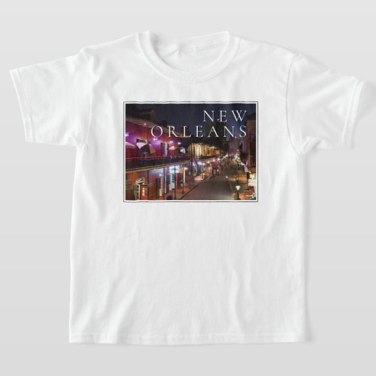 New Orleans, Louisiana | De Franse wijk T-shirt (Laagn)