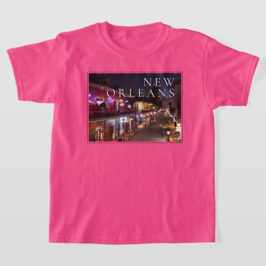 New Orleans, Louisiana | De Franse wijk T-shirt (Laagn)