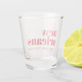 New Orleans Louisiana-feest Shot Glas (Achterkant)