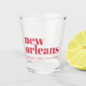 New Orleans Louisiana-feest Shot Glas (Voorkant)