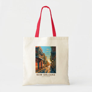 New Orleans Louisiana Franse wijk reizen kunst Tote Bag