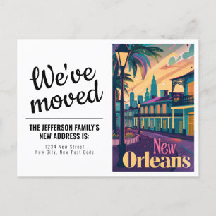 New Orleans Louisiana Franse wijk We hebben verhui Briefkaart