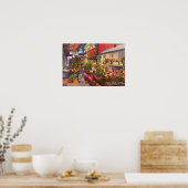 New Orleans Louisiana French Quarter Balcony Poster (Keuken)