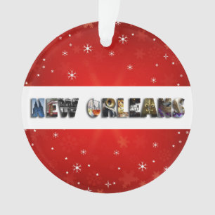 New Orleans Louisiana French Quarter Kerstmis Ornament