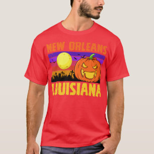 New Orleans Louisiana Happy Halloween Party Local T-shirt