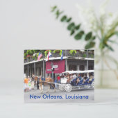 New Orleans, Louisiana House & Carriage Briefkaart (Staand voorkant)