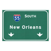 New Orleans Louisiana interstate Highway Freeway : Foto Afdruk (Voorkant)