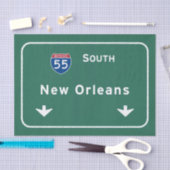 New Orleans Louisiana interstate Highway Freeway : Tissuepapier (Craft)