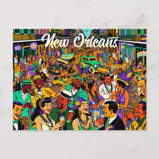 New Orleans, Louisiana Keepsake Briefkaart (Voorkant)