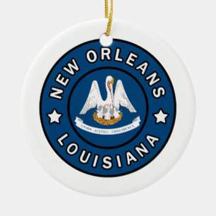 New Orleans Louisiana Keramisch Ornament