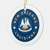 New Orleans Louisiana Keramisch Ornament (Links)