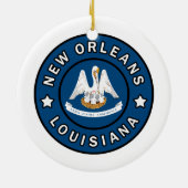 New Orleans Louisiana Keramisch Ornament (Achterkant)