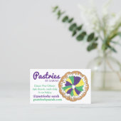 New Orleans Louisiana King Cake Beignets Bakery Visitekaartje (Staand voorkant)