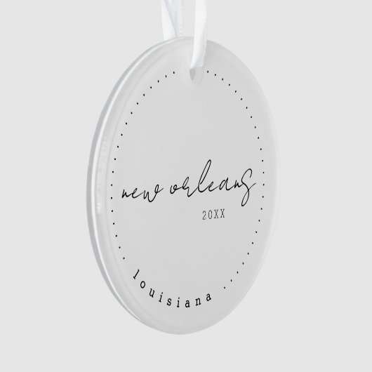 New Orleans, Louisiana LA Travel Verenigde Staten Ornament (voorkant)