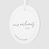 New Orleans, Louisiana LA Travel Verenigde Staten Ornament (voorkant)