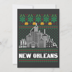 New Orleans Louisiana Lelijke Kerstmis Plus Maat T Kaart