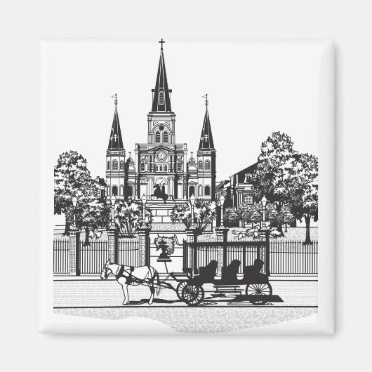 New Orleans, Louisiana Magneet (Voorkant)