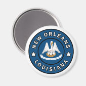 New Orleans Louisiana Magneet (Voorkant / Achterkant)