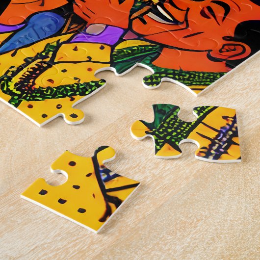 New Orleans, Louisiana mensen hebben plezier Legpuzzel (Zijkant)