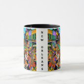 New Orleans, Louisiana mensen hebben plezier Mok (Midden)