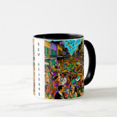 New Orleans, Louisiana mensen hebben plezier Mok (Voorkant rechts)