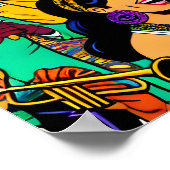 New Orleans, Louisiana mensen hebben plezier Poster (Hoek)