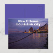 New Orleans Louisiana Mississippi Briefkaart (Voorkant / Achterkant)