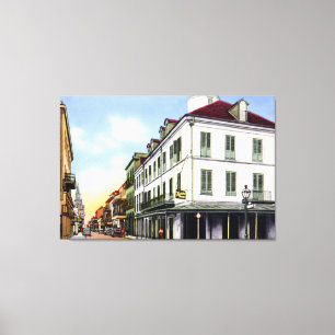 New Orleans Louisiana Napoleon House 1940 Canvas Afdruk