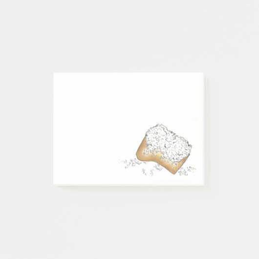 New Orleans Louisiana NOLA Beignet Pastry Post Post-it® Notes (Voorkant)