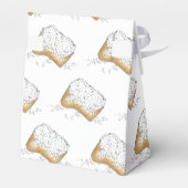 New Orleans Louisiana NOLA Sugary Beignet Pastry Bedankdoosjes (Achterkant)