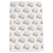 New Orleans Louisiana NOLA Sugary Beignet Pastry Medium Cadeauzakje (Voorkant)
