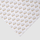 New Orleans Louisiana NOLA Sugary Beignet Pastry Tissuepapier (Detail)